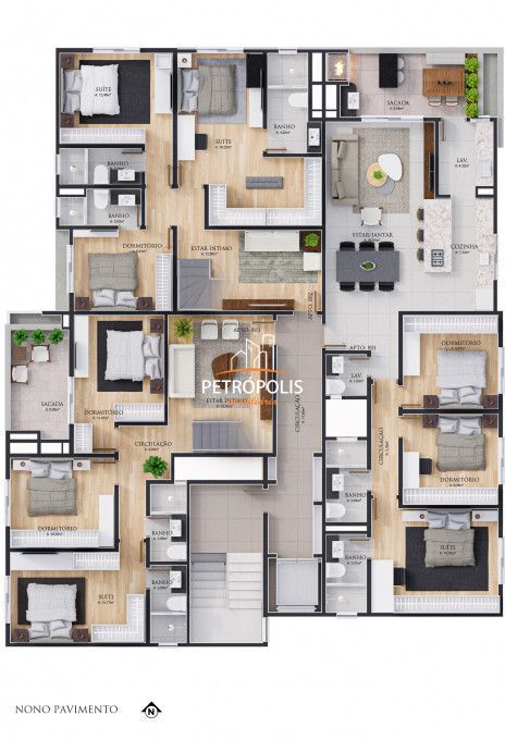 Apartamento à venda com 3 quartos, 111m² - Foto 14