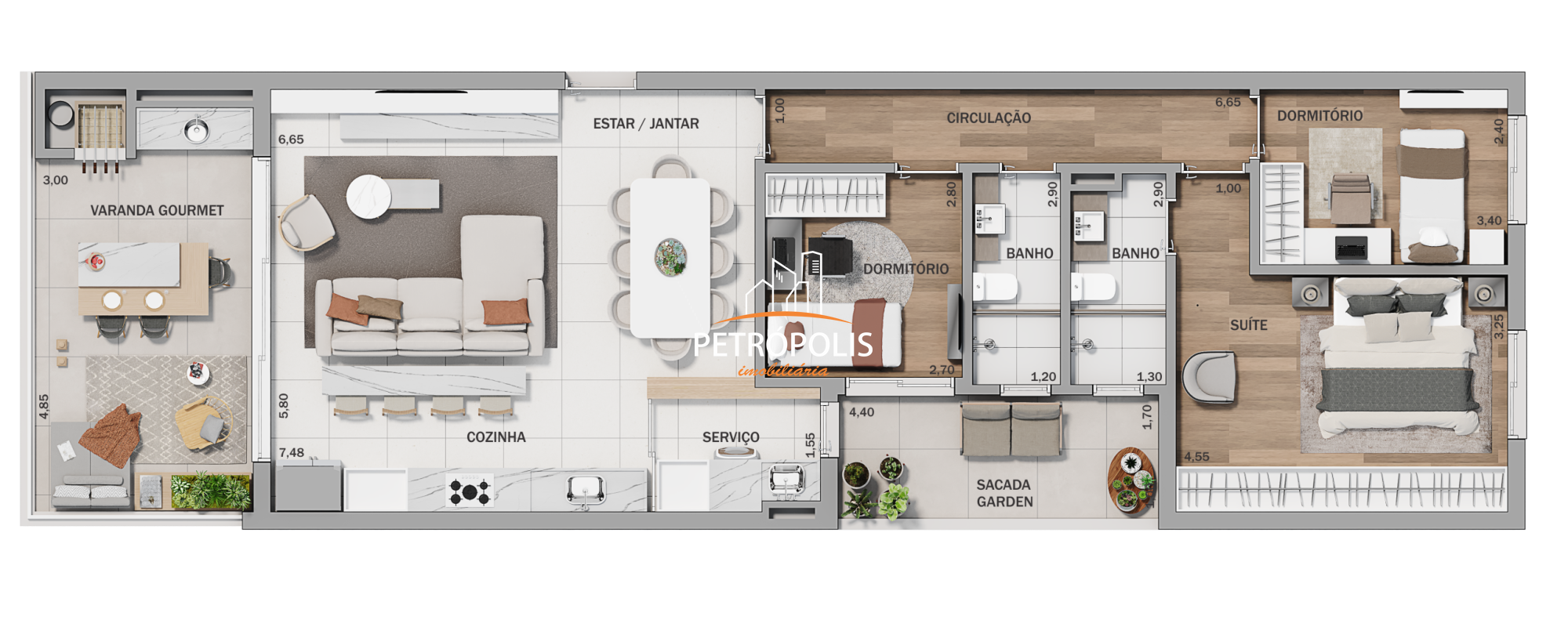 Apartamento à venda com 3 quartos, 110m² - Foto 34