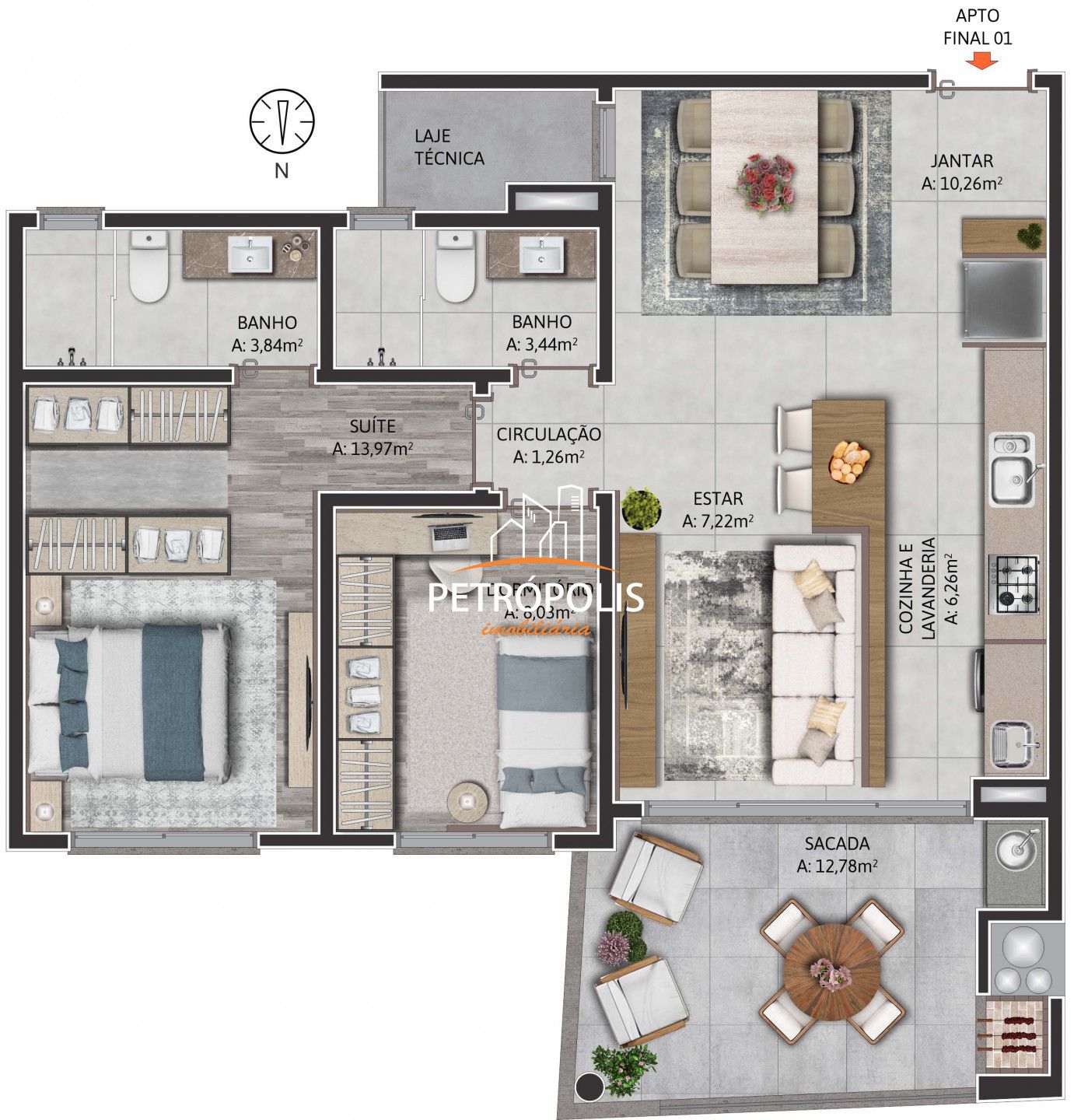 Apartamento à venda com 2 quartos, 83m² - Foto 22