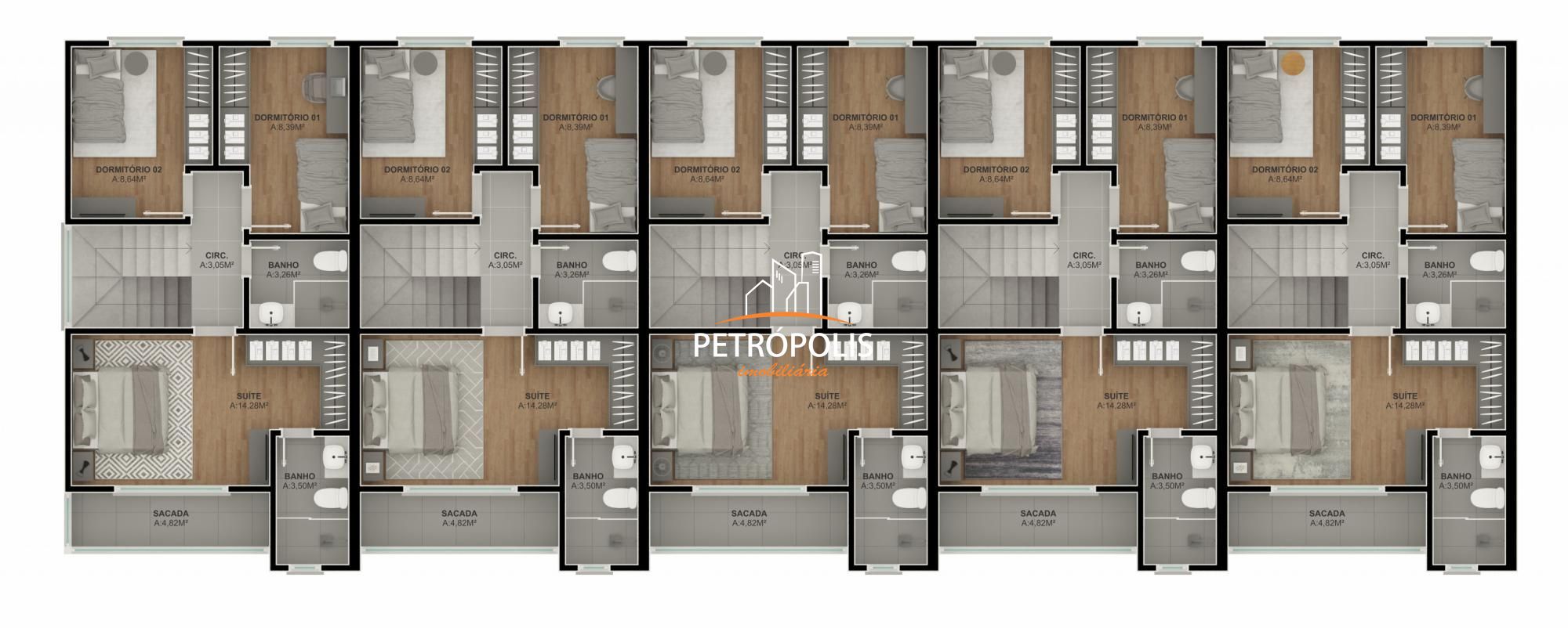 Apartamento à venda com 3 quartos, 180m² - Foto 9