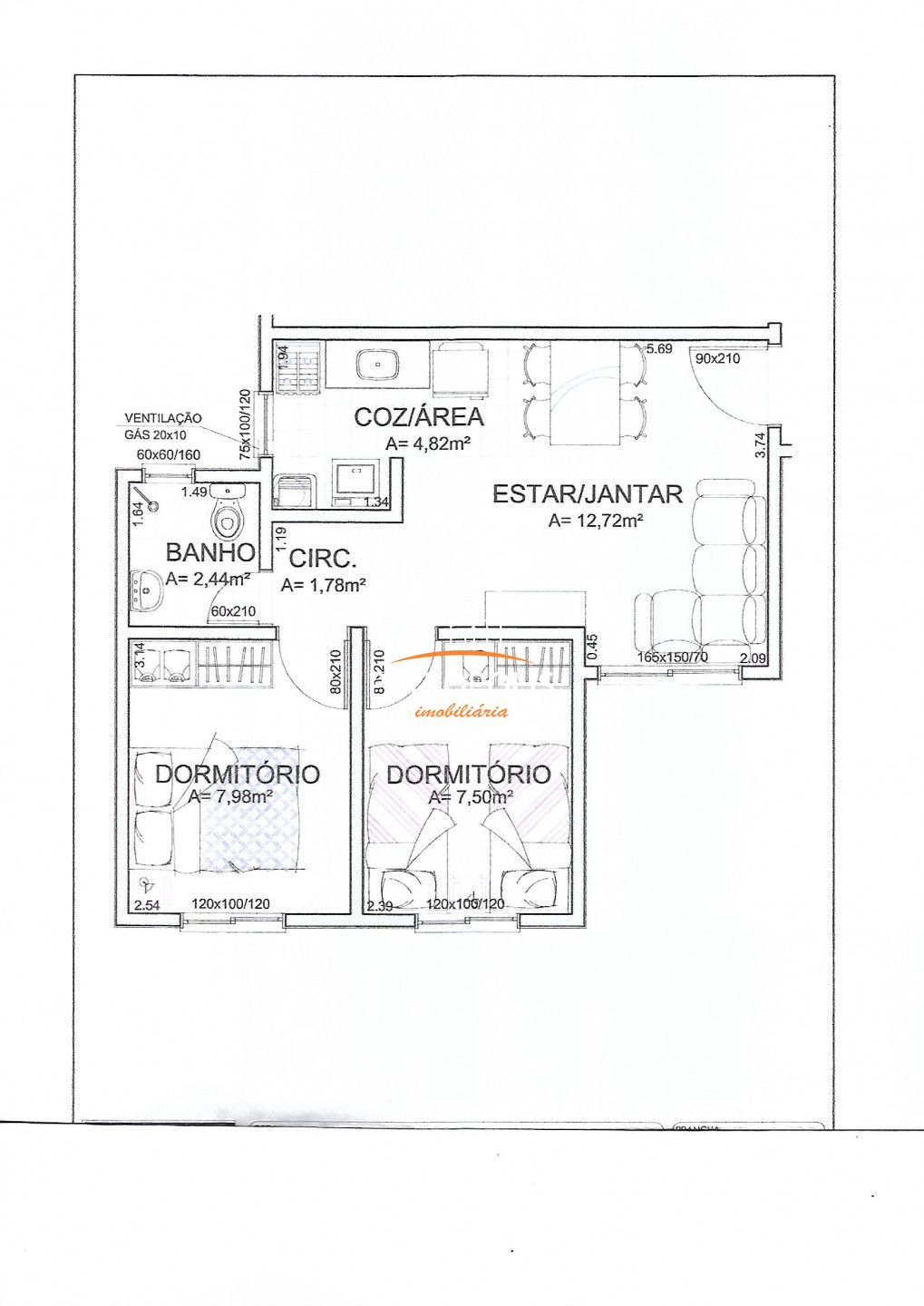 Apartamento à venda com 2 quartos, 47m² - Foto 11