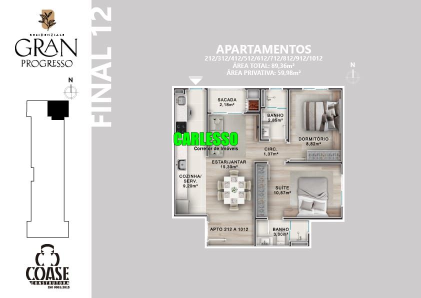 Apartamento à venda com 1 quarto, 31m² - Foto 31