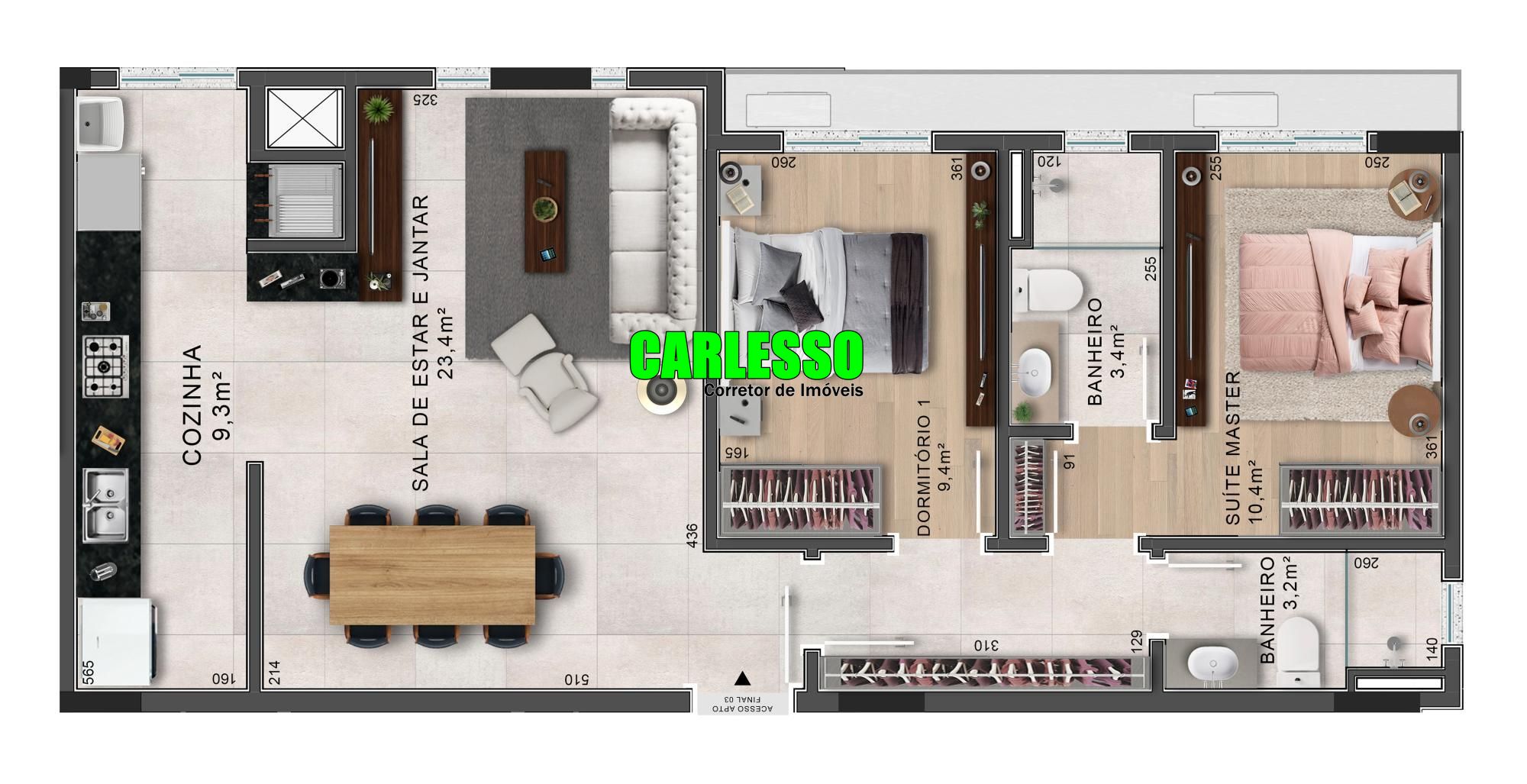 Apartamento à venda com 2 quartos, 74m² - Foto 19