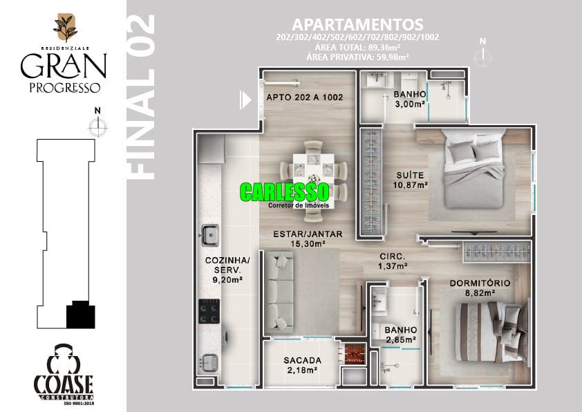 Apartamento à venda com 1 quarto, 31m² - Foto 21