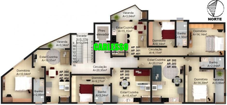 Apartamento à venda com 1 quarto, 47m² - Foto 20