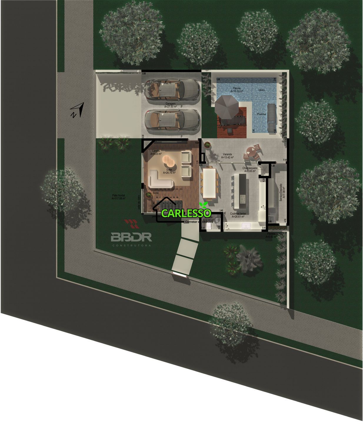 Casa, 3 quartos, 220 m² - Foto 11