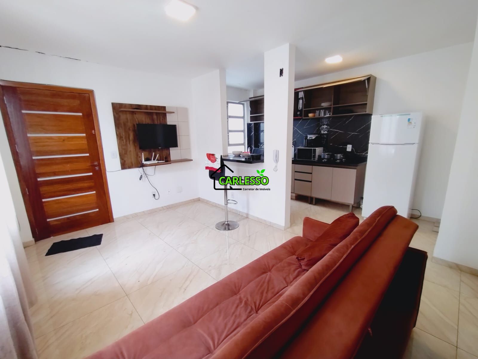 Apartamento mobiliado