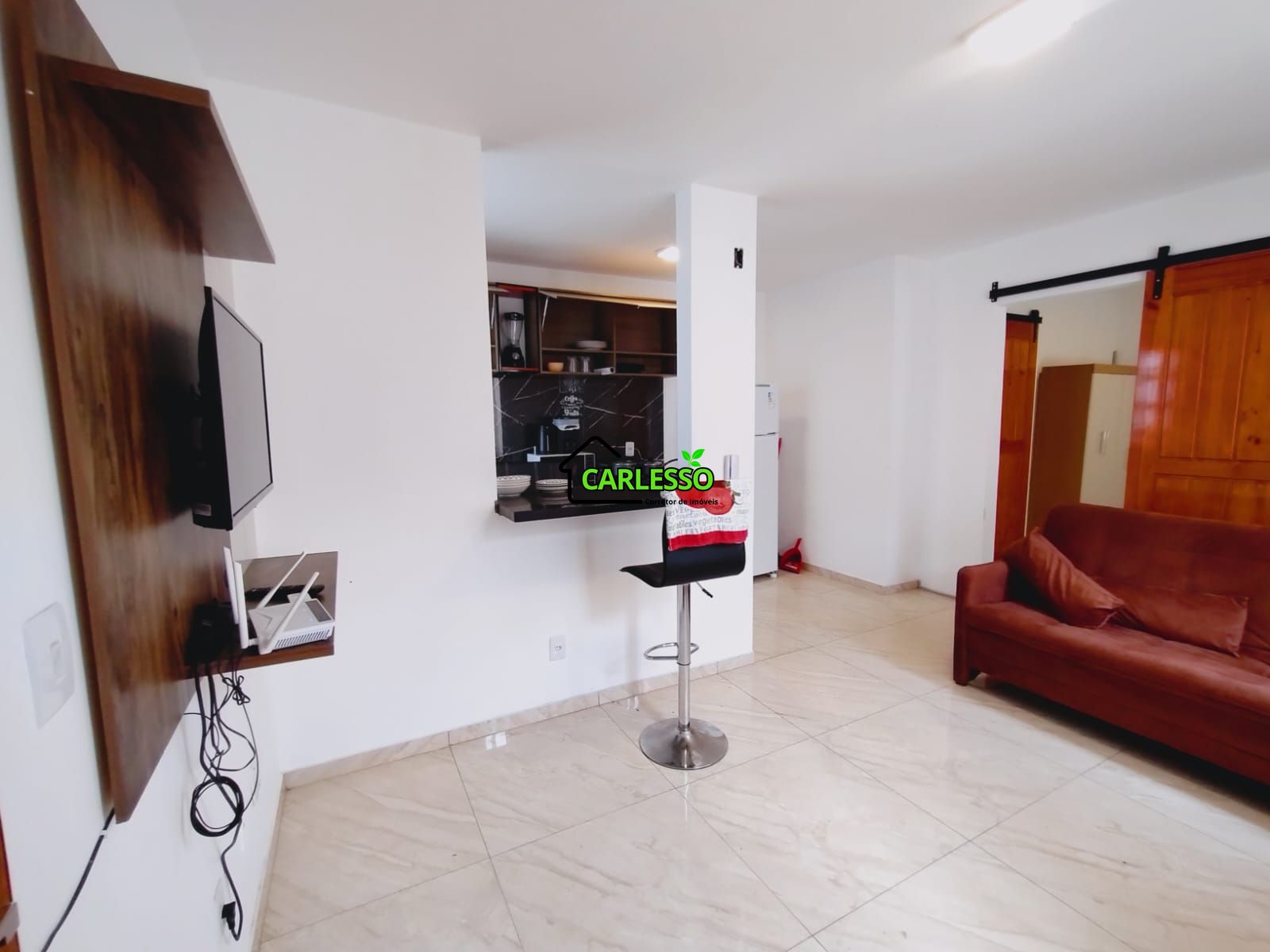 Apartamento mobiliado