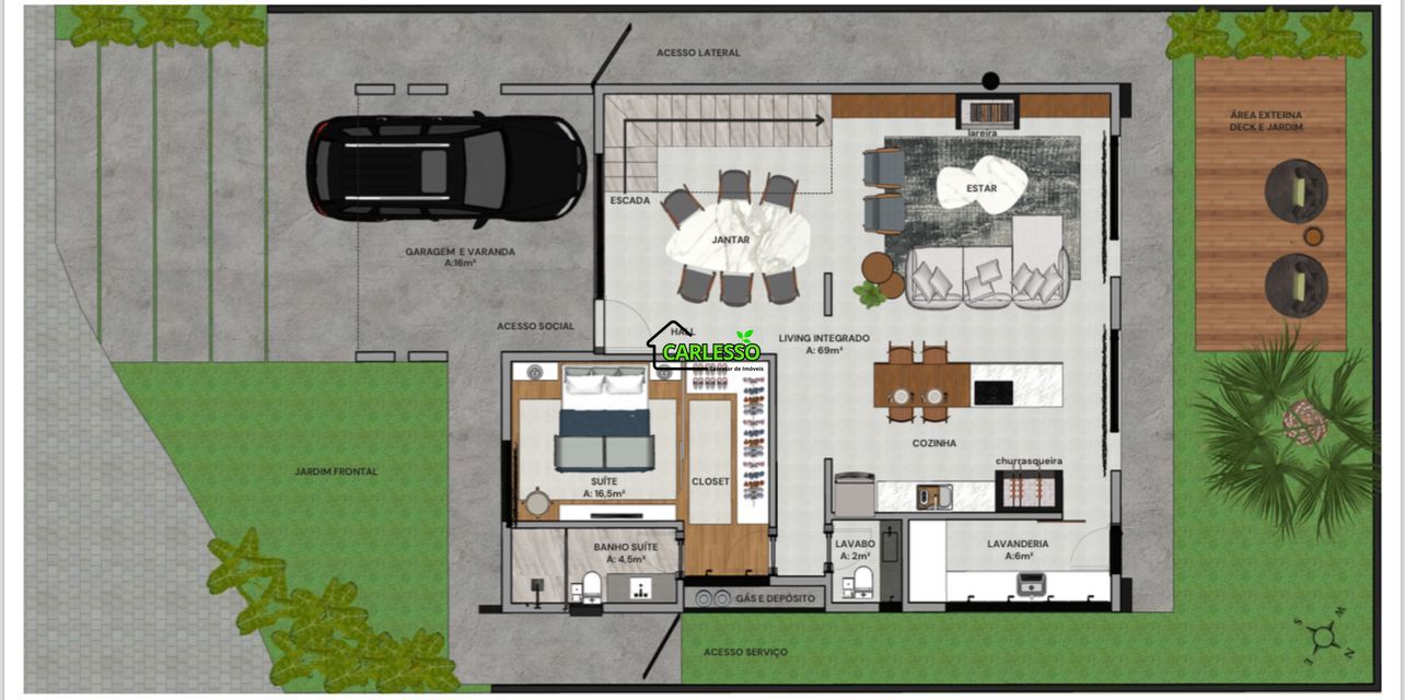 Casa, 3 quartos, 166 m² - Foto 14