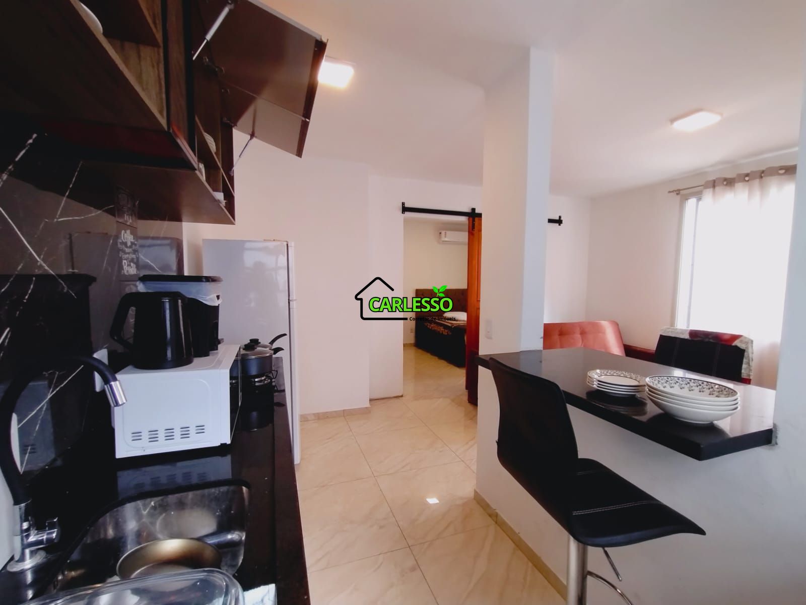 Apartamento mobiliado