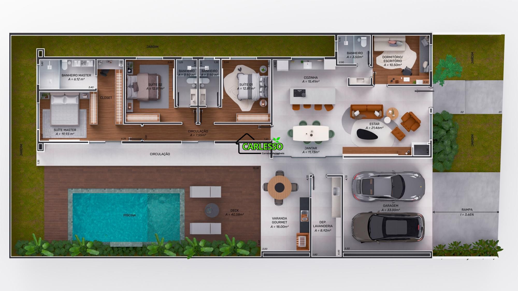 Casa, 3 quartos, 220 m² - Foto 11