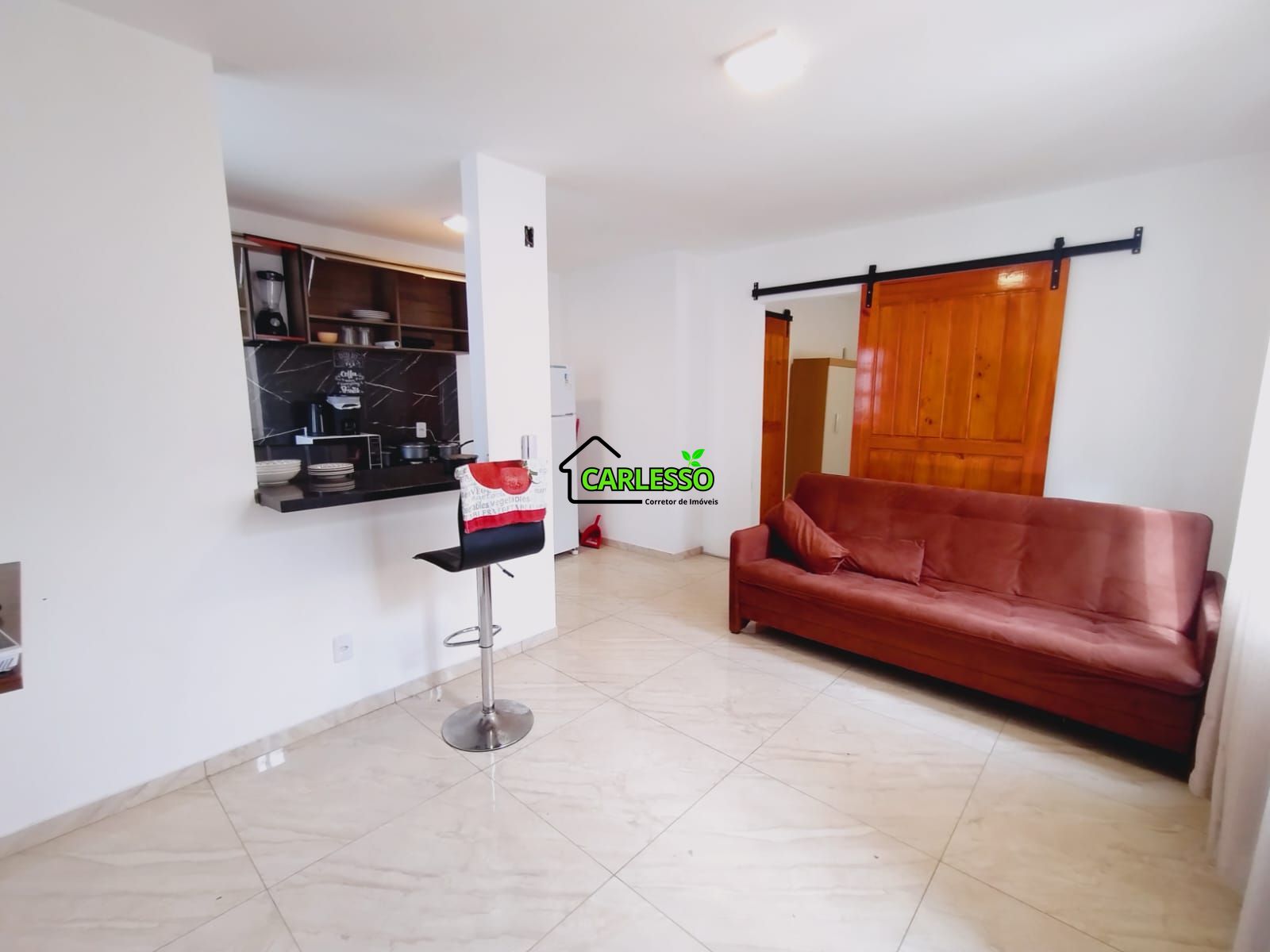 Apartamento mobiliado
