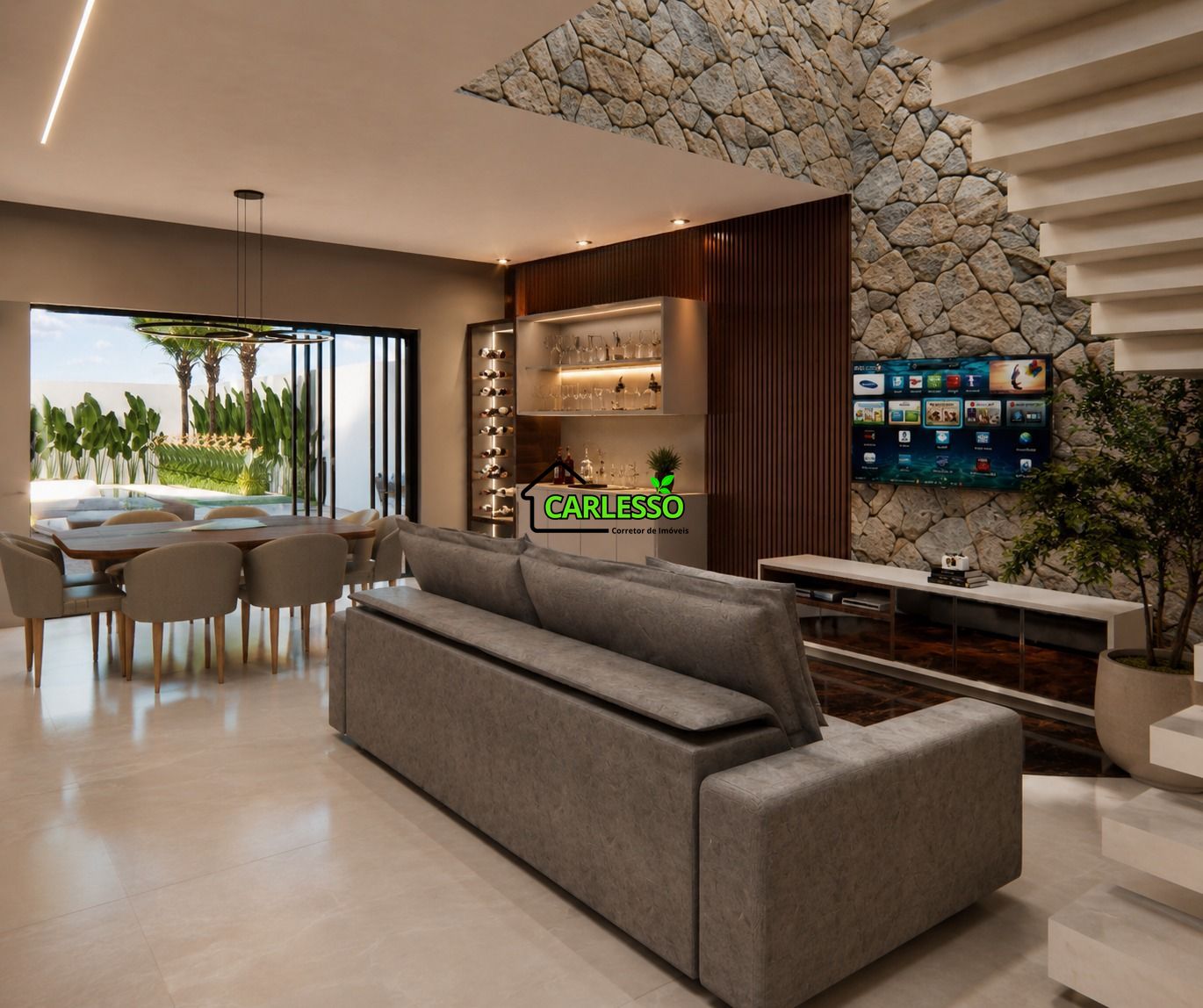 Casa, 3 quartos, 199 m² - Foto 2