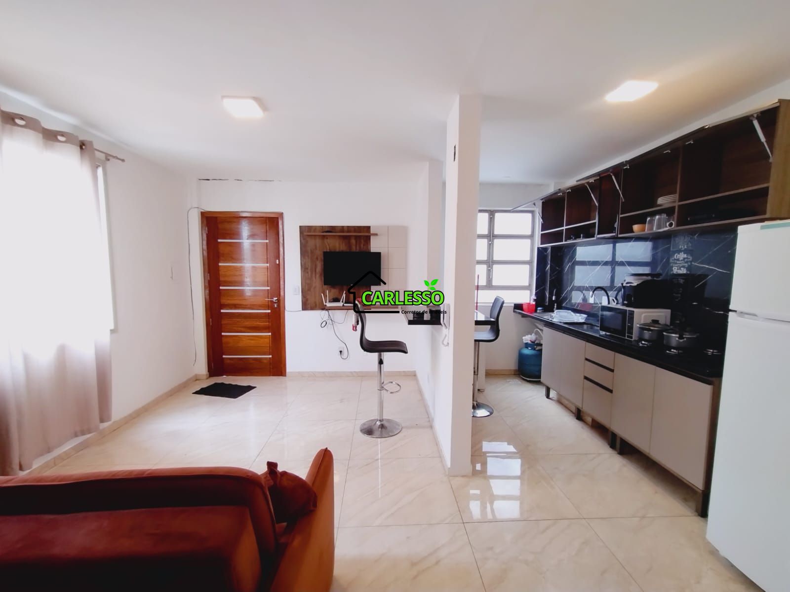 Apartamento mobiliado