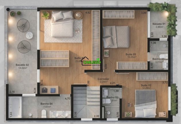 Casa, 4 quartos, 287 m² - Foto 9
