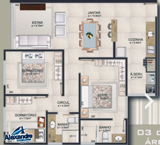 Apartamento à venda com 3 quartos, 83m² - Foto 14