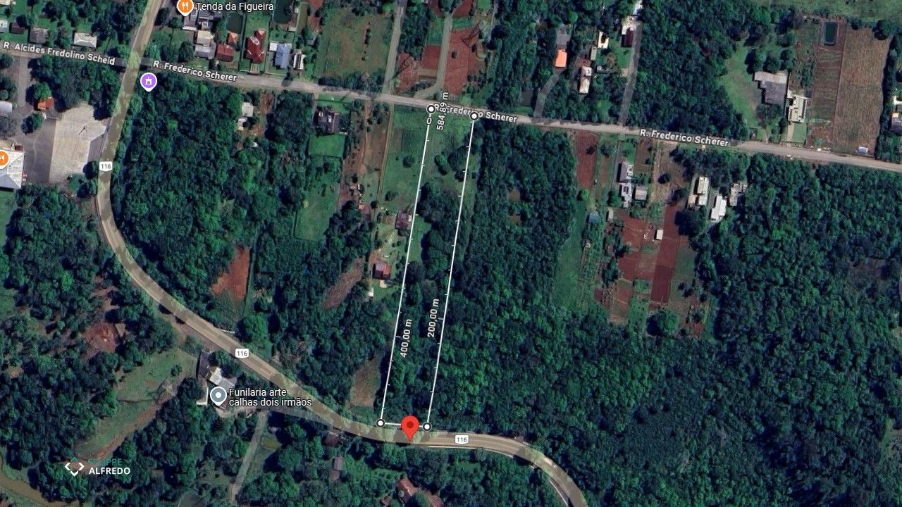 Terreno à venda no Travessão, Dois Irmãos