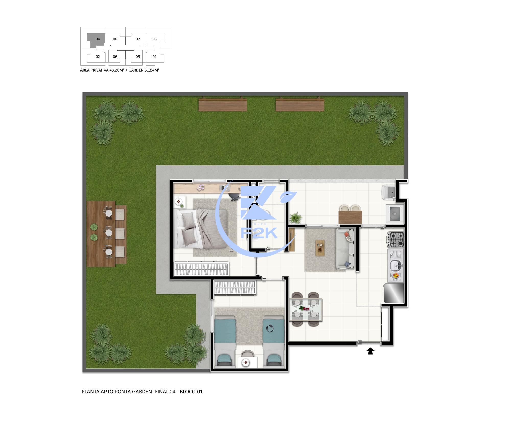 Apartamento, 2 quartos, 49 m² - Foto 7