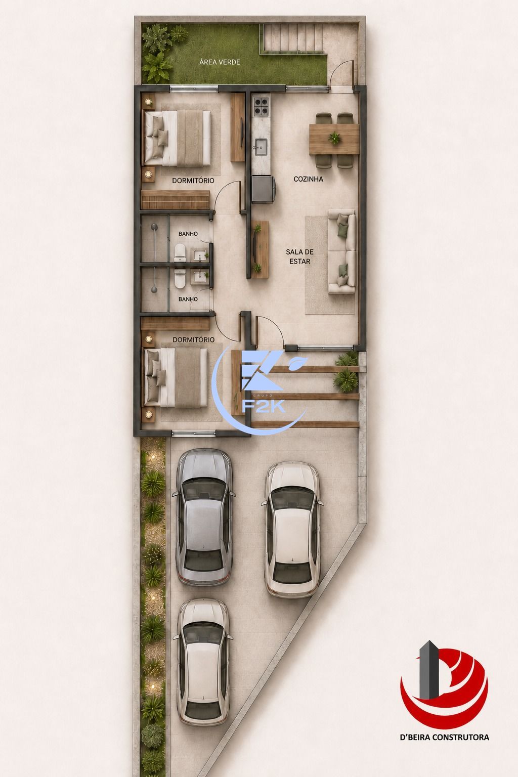 Casa, 2 quartos, 56 m² - Foto 5