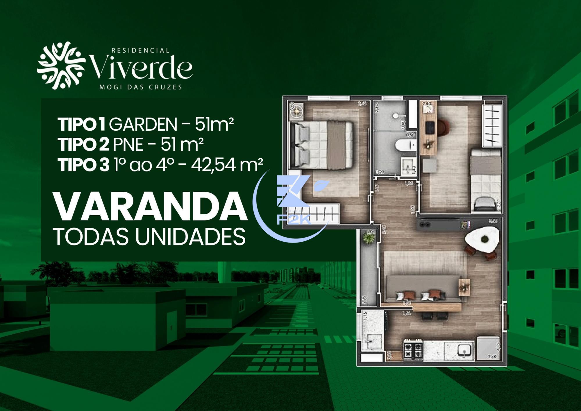 Apartamento, 2 quartos, 42 m² - Foto 2