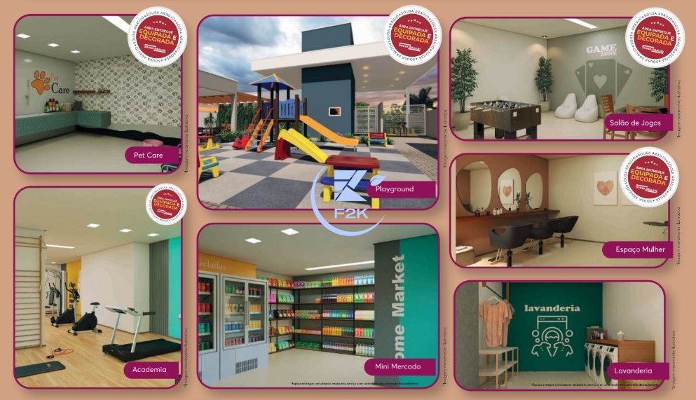 Apartamento, 2 quartos, 52 m² - Foto 2