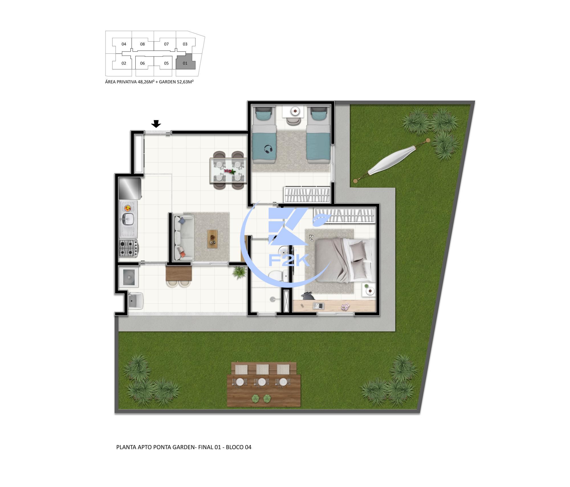 Apartamento, 2 quartos, 49 m² - Foto 6