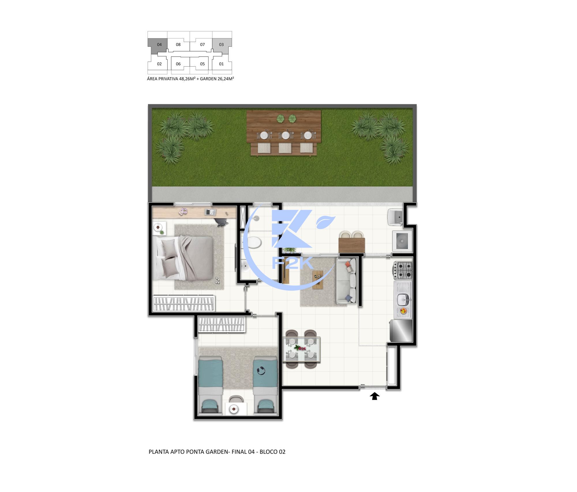 Apartamento, 2 quartos, 49 m² - Foto 8