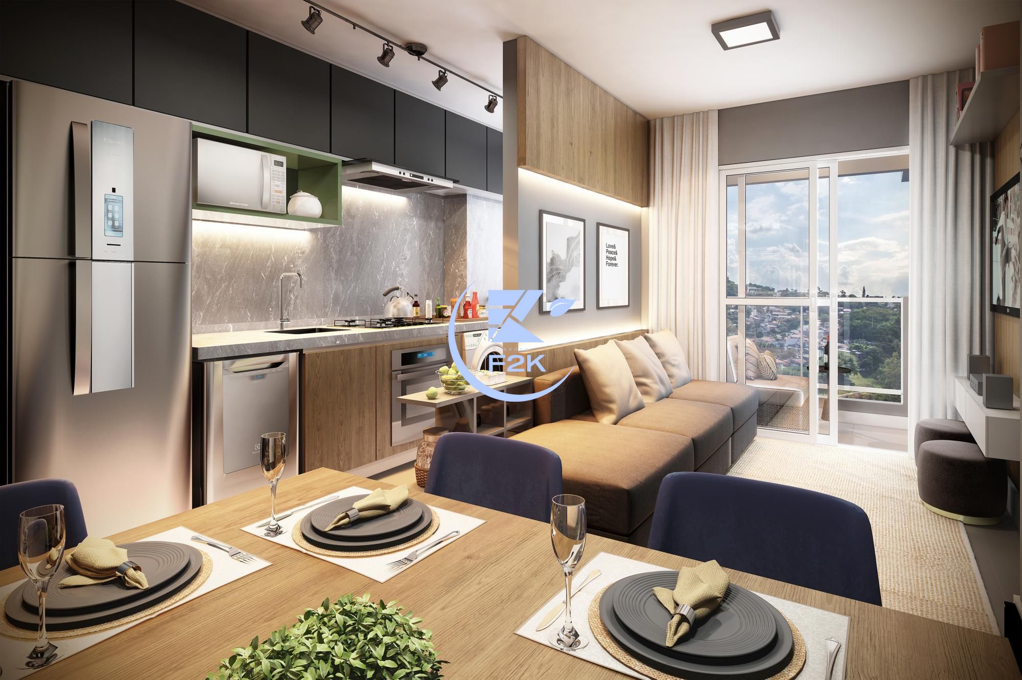 Apartamento à venda com 2 quartos, 51m² - Foto 7