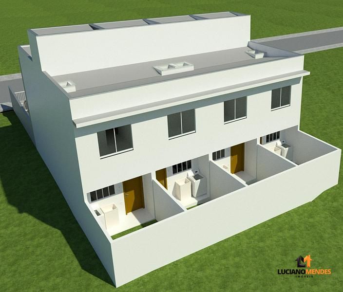 Sobrado novo e pronto para morar com 65 m² com 2 suítes e 2 vagas