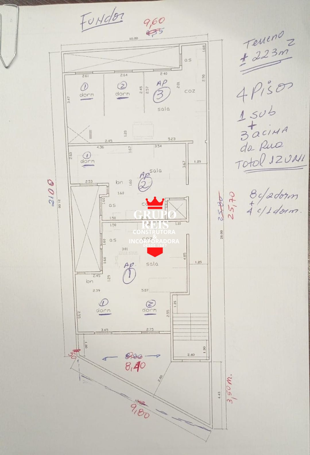 Terreno, 242 m² - Foto 2