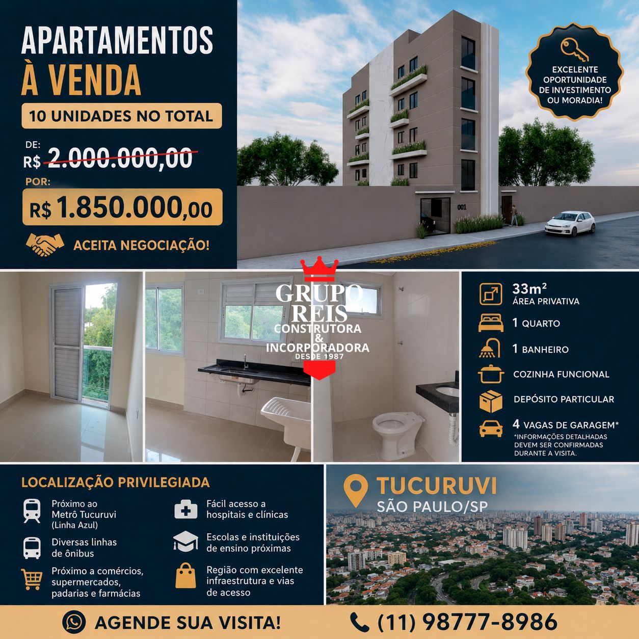 Apartamentos com conforto e praticidade no tucuruvi apto 05