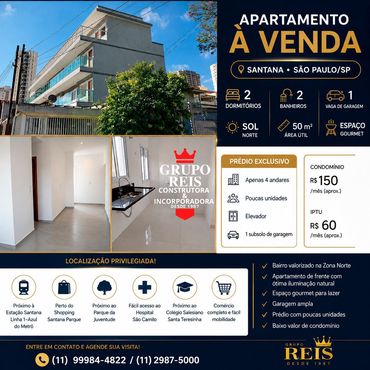 Apartamento à venda em santana apto 14 – zona norte de são p