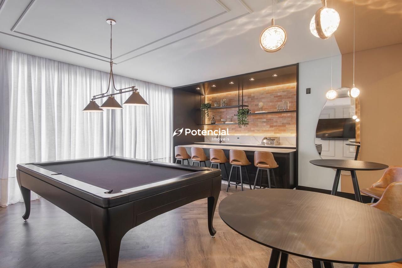 Espaço gourmet com mesa de snooker Fiori del Mare Residenziale