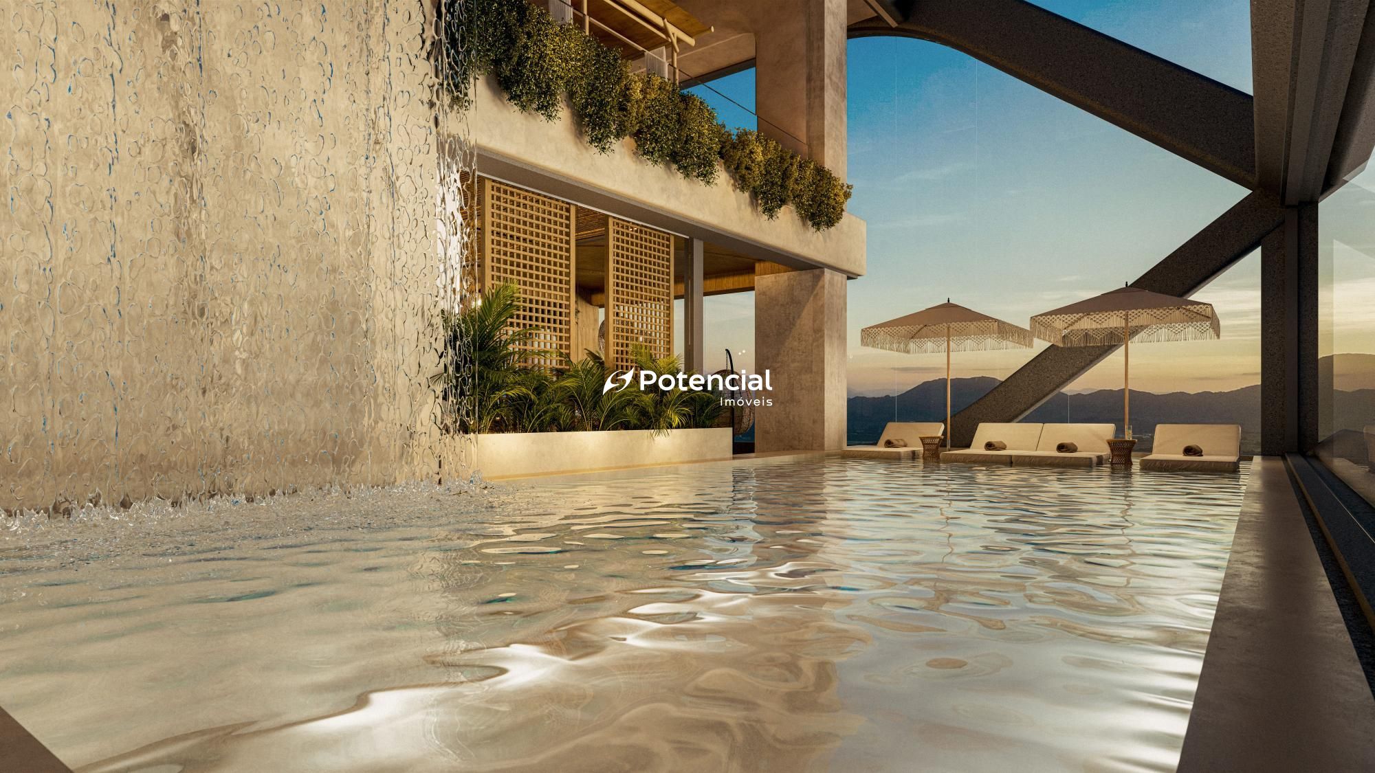 Piscina no fim de tarde Piscina no fim de tarde