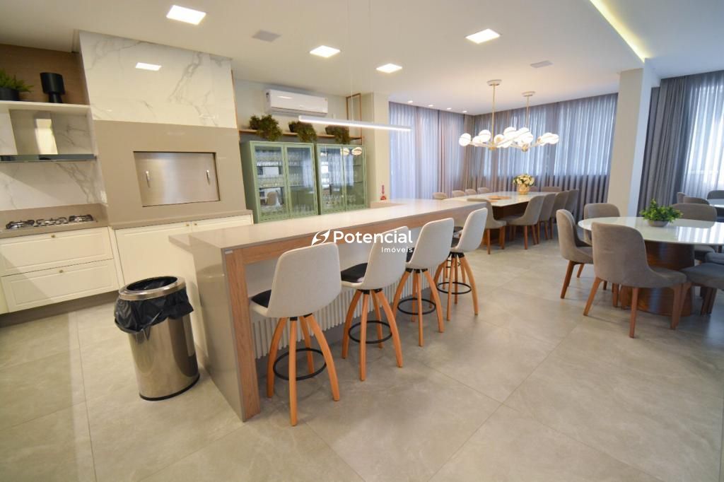 Salão de festas com churrasqueira l Porto Vila Residence