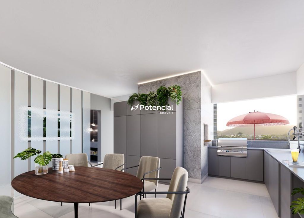 Espaço grill com churrasqueira e chopeira integrado a piscina l Tonino Lamborghini Residences