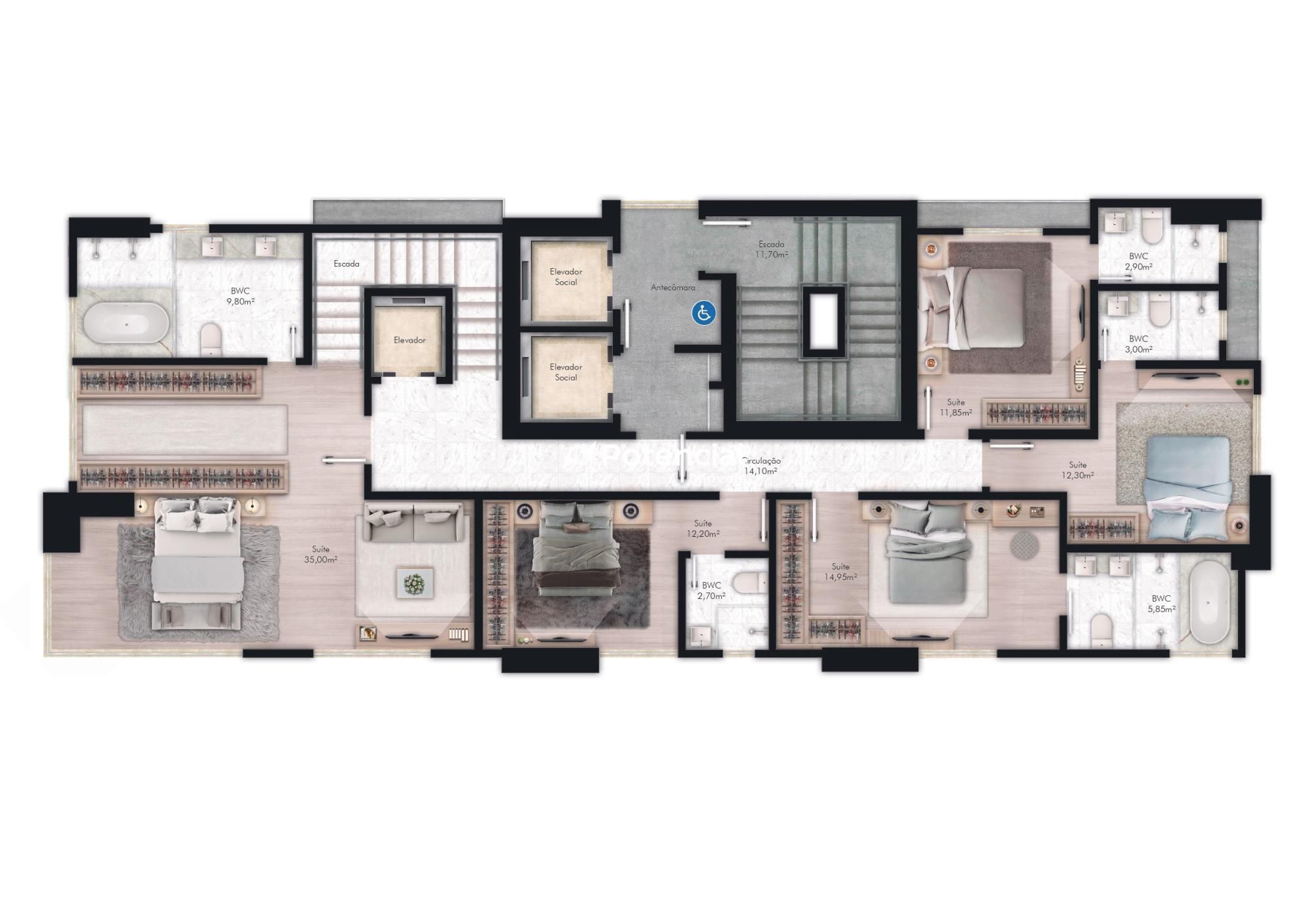 Imagem de Palazzo Royale | Apartamentos 4 suítes | Meia-Praia / Itapema | Potencial Imóveis Imagem de Palazzo Royale | Apartamentos 4 suítes | Meia-Praia / Itapema | Potencial Imóveis