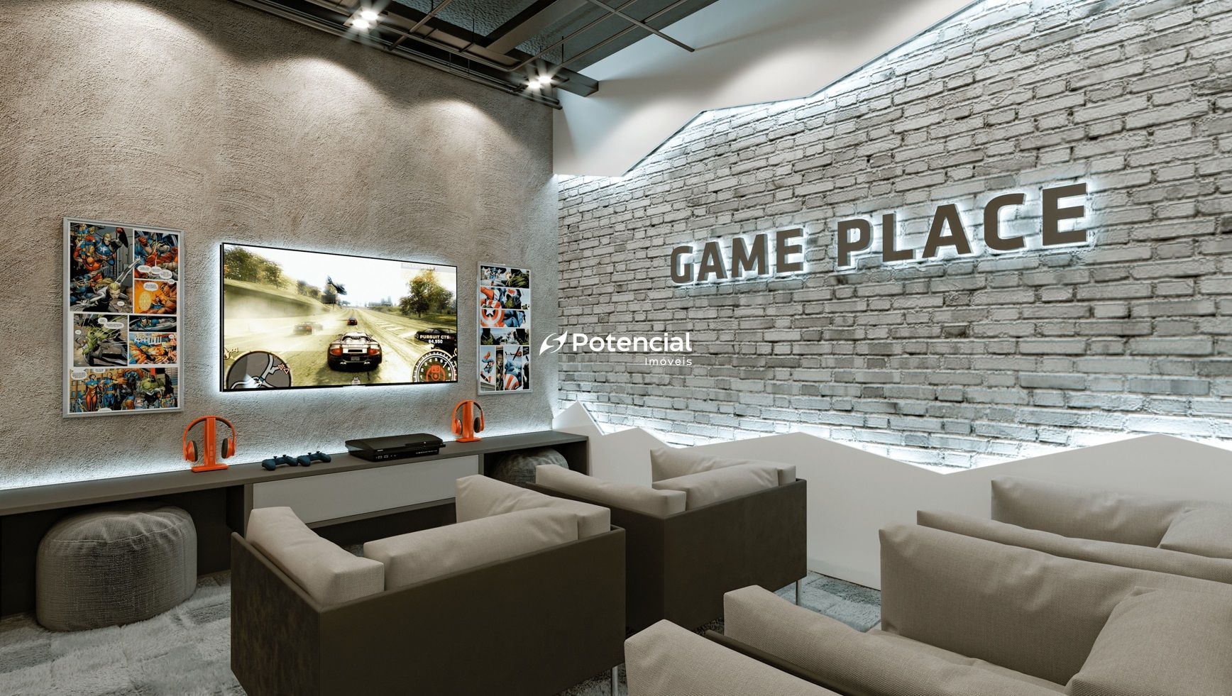 Central de Games | Empreendimento Reserva do Arvoredo Home Club