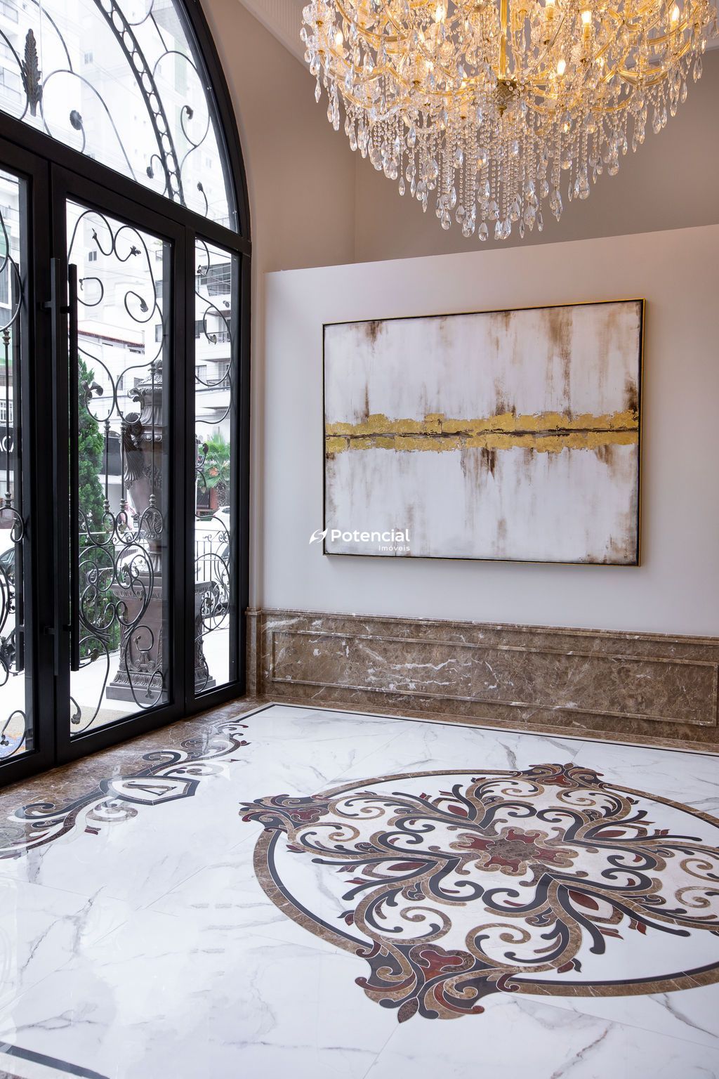 Hall de entrada decorado l Villa De Siena Residencial