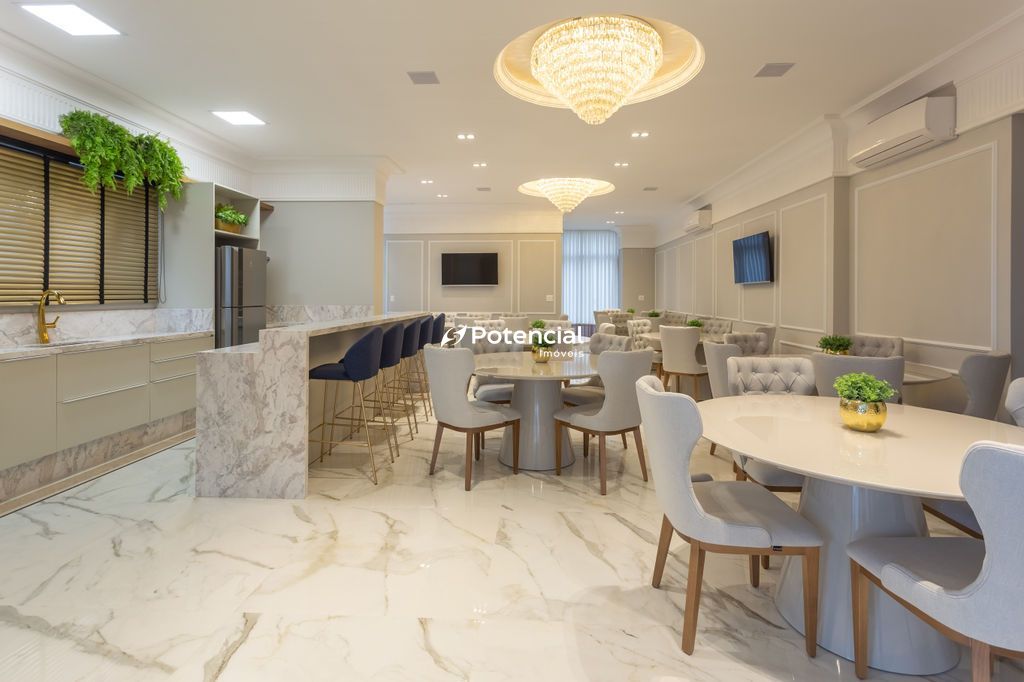 Salão de festas com bancada l Villa De Siena Residencial