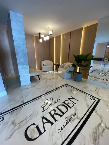 Hall de entrada decorado l Blue Garden Residence