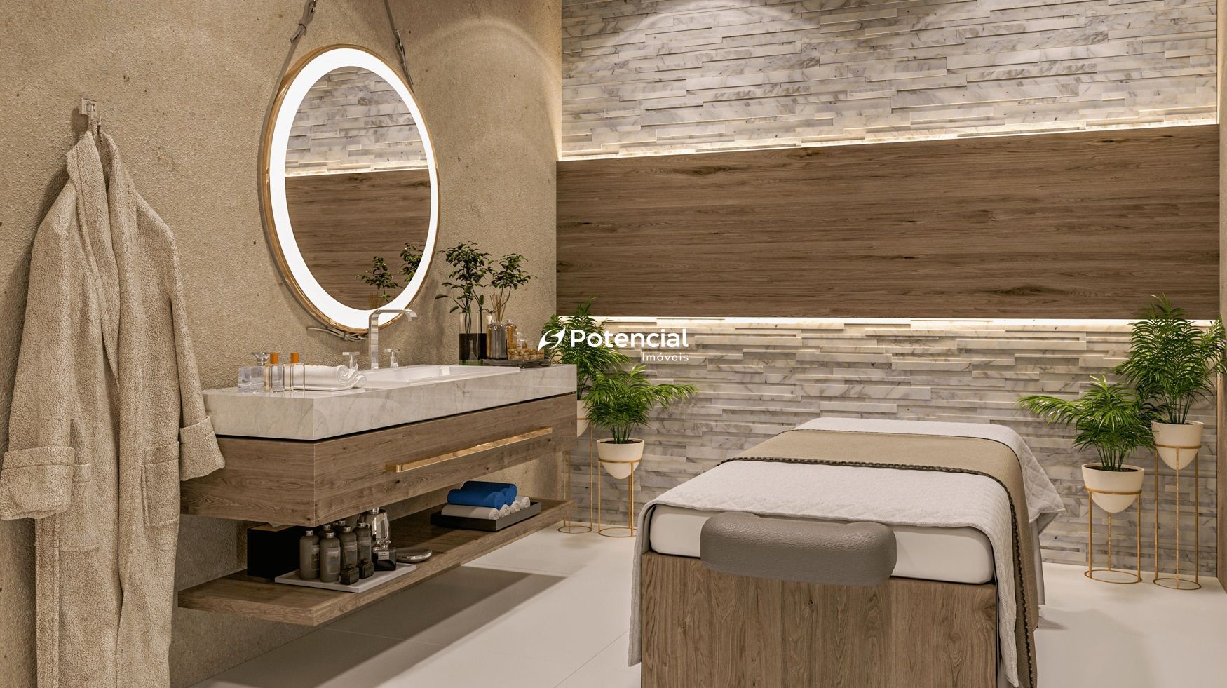 Sala de Massagem | Empreendimento Reserva do Arvoredo Home Club