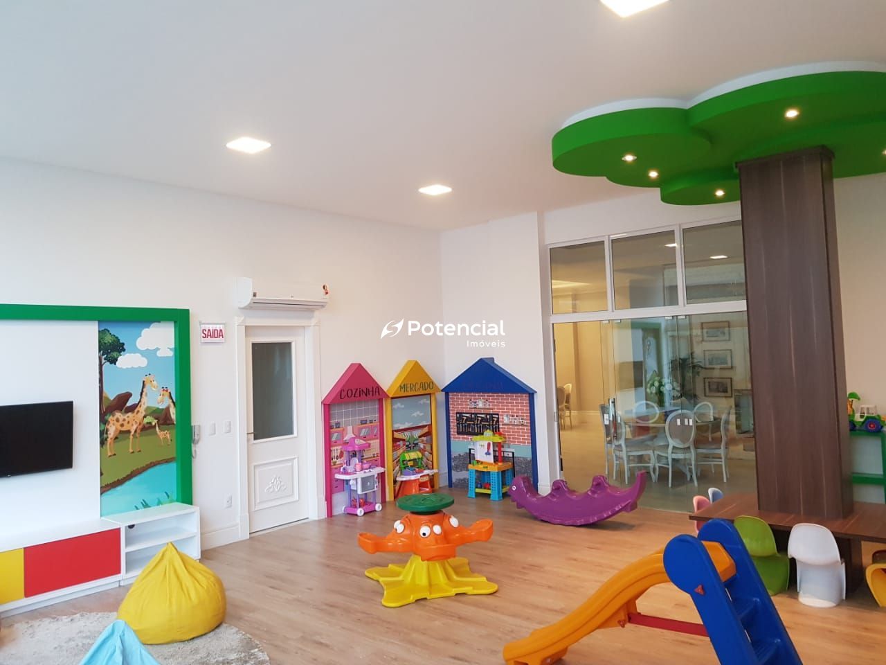 Brinquedoteca decorada Le Tre Torri Residenziale