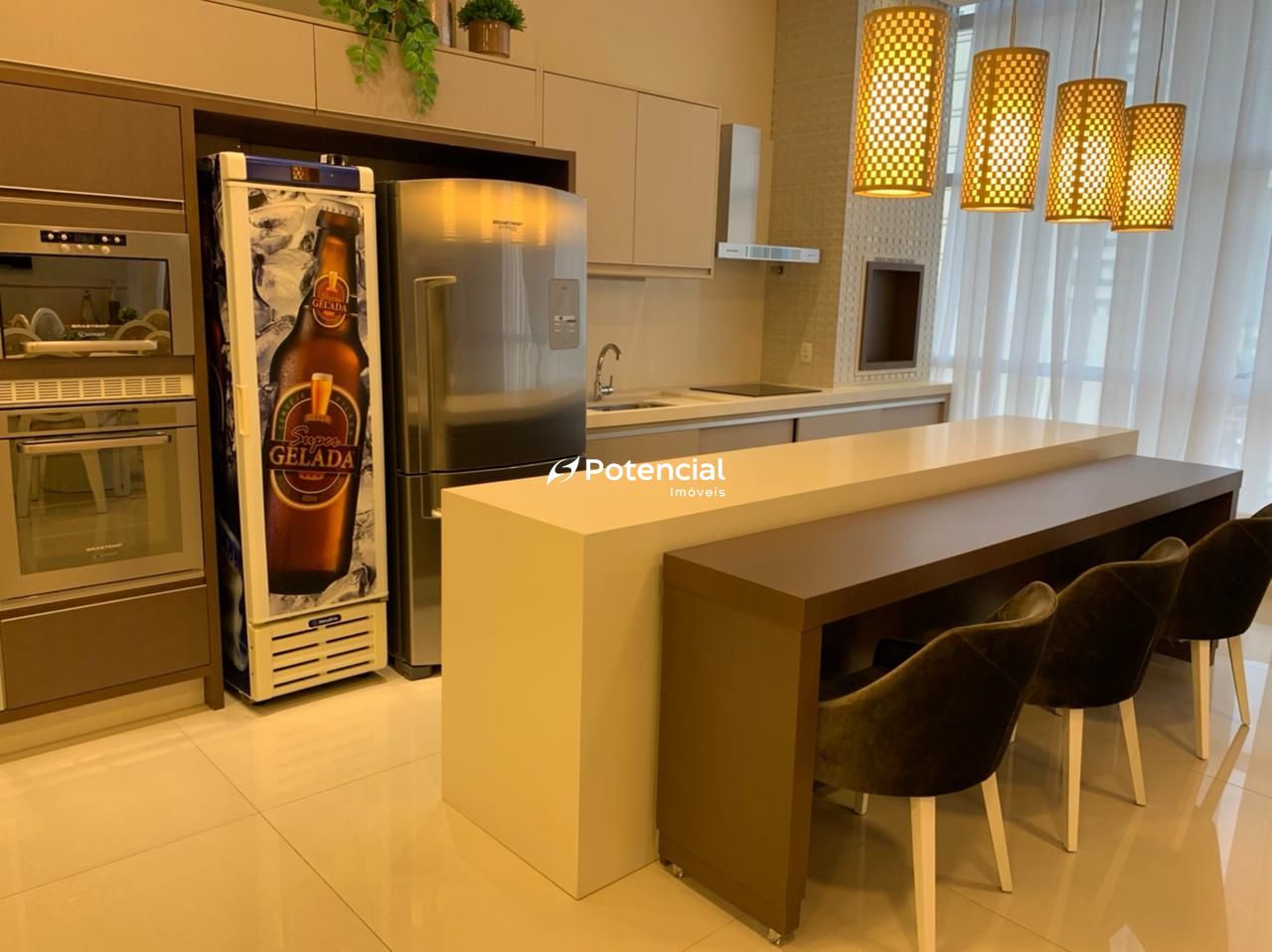 Cozinha do Lazer | Empreendimento Mar das Árabias Cozinha do Lazer | Empreendimento Mar das Árabias