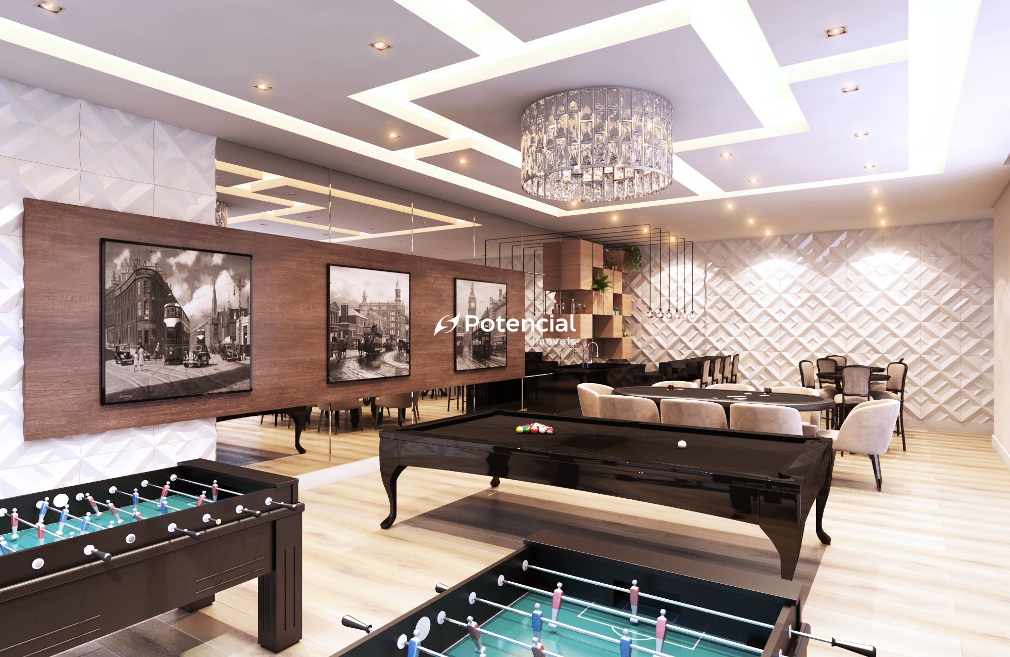 Projeto sala de jogos l New York Towers Flat