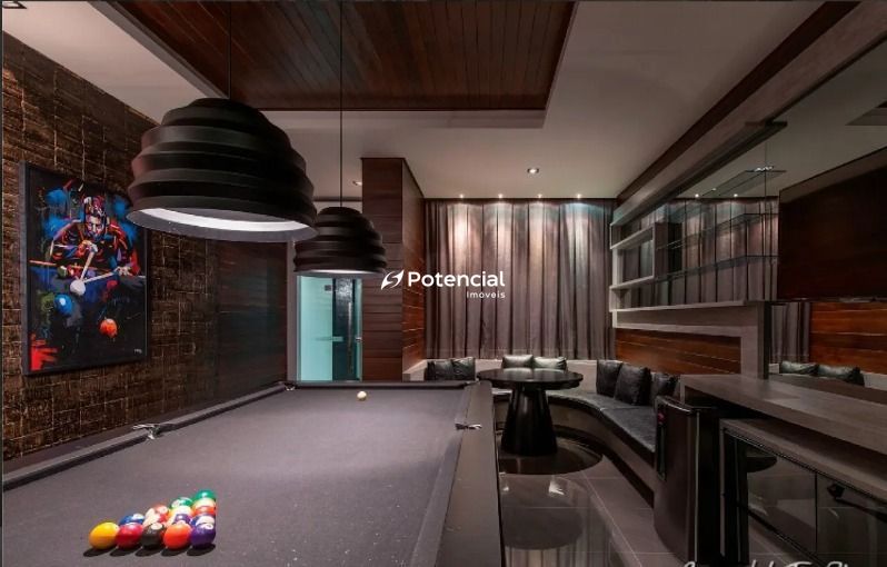Sal de jogos com mesa de snooker l La Lumiere Residence Sal de jogos com mesa de snooker l La Lumiere Residence