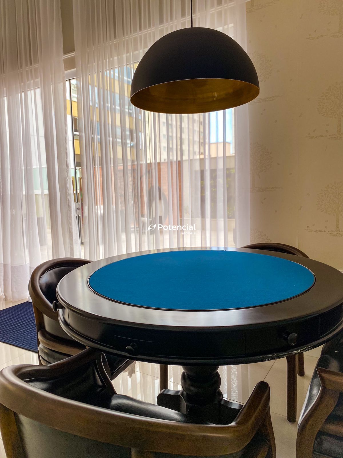 Mesa de carteado sala de jogos Residencial Província Di Vicenza