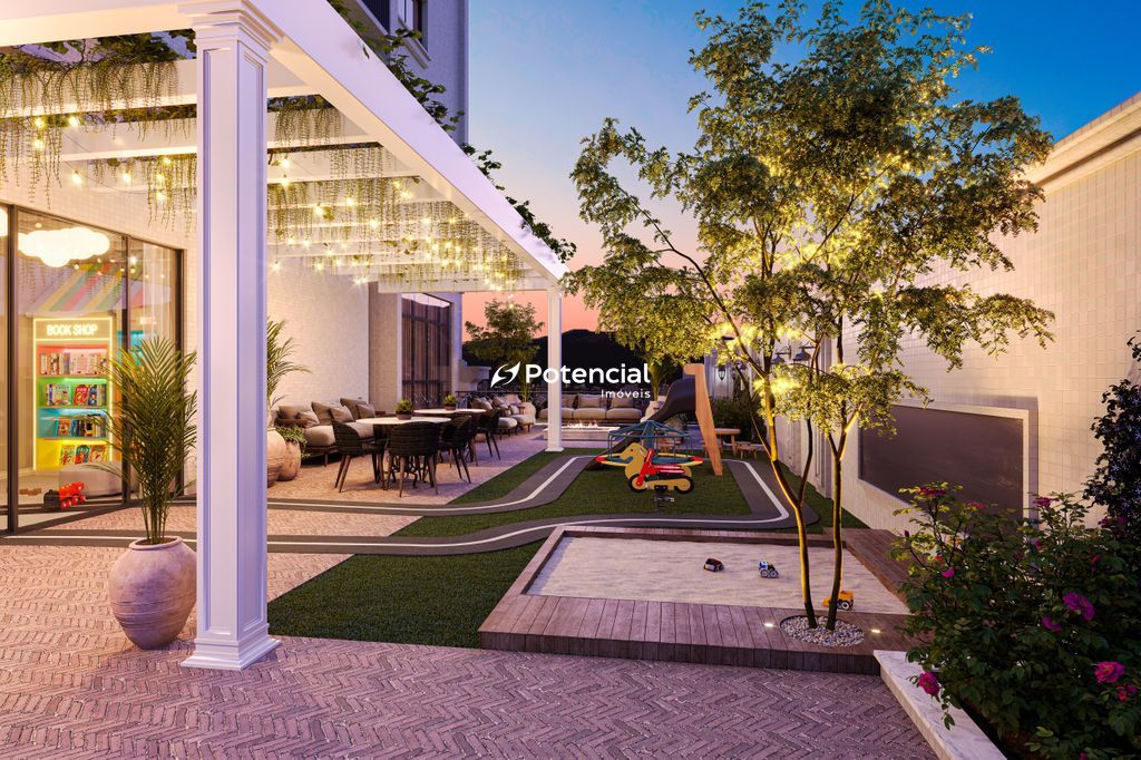 Espaço externo área de lazer com playground l Residencial Francisco 1