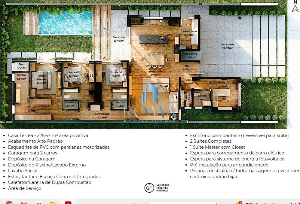 Casa de Condomínio, 3 quartos - Foto 2