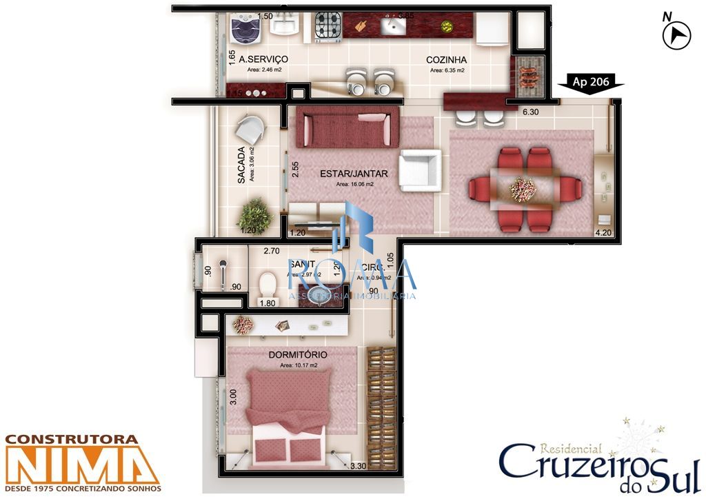 Apartamento, 1 quarto, 48 m² - Foto 8